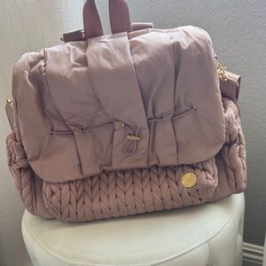 Happy Brand Levy Backpack Baby Bag in Dusty Rose